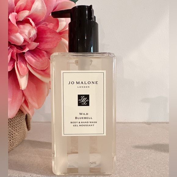 New Jo Malone London WILD BLUEBELL Body & Hand Wash with Pump 8.5 oz - Picture 1 of 3